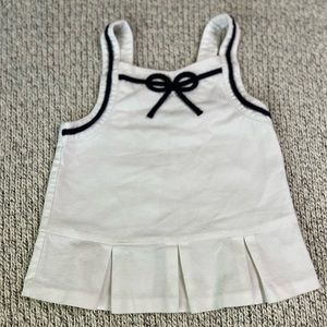 Girls size 5 Janie and Jack embroidered sleeveless top